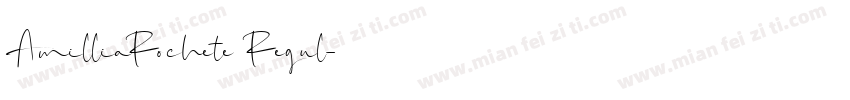 AmilliaRochete Regul字体转换